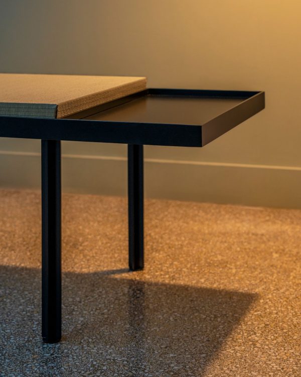 Banc MAYA | Igusa / Acier – Image 2