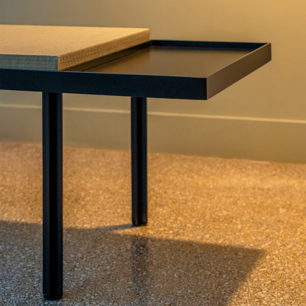 Banc MAYA | Igusa / Acier – Image 2
