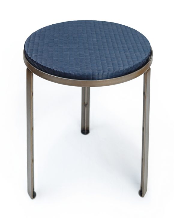 Tabouret Tatami MOKO | Igusa Teinté / Acier