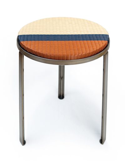 Tabouret Tatami MOKO | Igusa Mix / Acier